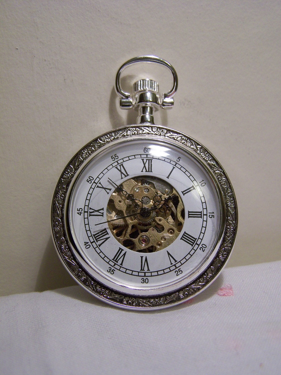 The Vintage Heritage Collection Silver Plated Pocket Watch