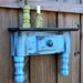 Primitive Wall Shelf, Country Sky Blue, Farm House Style, Wall Art MADE TO ORDER