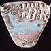 Handcrafted Fine Silver Pendant hand stamped "Spring is in the Air"