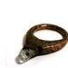 Slice Ring in Dalmatian // Primitive Electroformed Rutilated Quartz Ring (8)