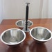 Appetizer Sauce Condiment Caddy Server Holder Bowls by Oneida Custom Black handle
