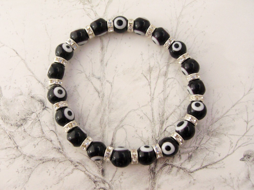 Black Evil Eye Bracelet
