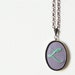 Personalized Hand Stitched Initial Necklace. Custom Embroidery Jewelry by Merriweather Council on Etsy