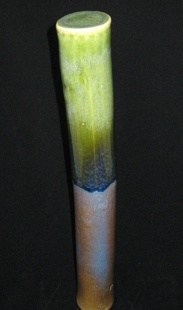 Large Hand Built Ceramic Rain Stick