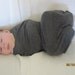 reserved for kay Dark Gray 4 way Stretch OOAK Oh So Soft Stretch Blanket "Ready to Ship"