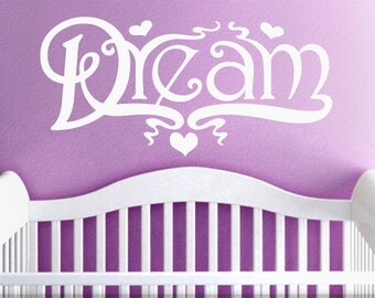 Dream Wall Decor dream wall decal | etsy Dream Wall Decor dream wall decal | etsy
