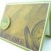 Classy Father's Day Card, Elegant Father's Day Card, Card for Him, Green Father's Day Card, Handmade Paper Greeting Card