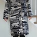 Op Art Black and White Spring Coat