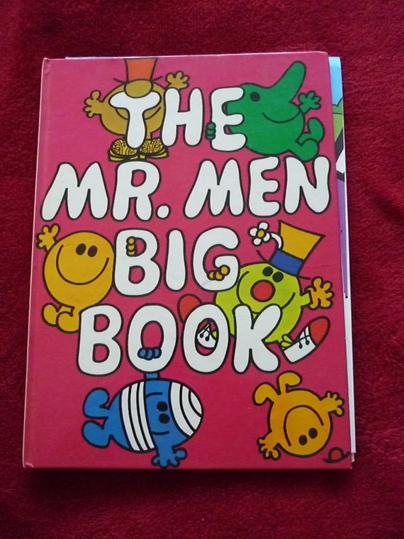 Vintage Mr Men Big Book hardback book from 1978 by Retroporium