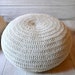Floor Cushion Crochet- ecru
