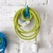 Textile cable lamp with switch and plug - green