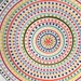 8" Stripes and Dots Plate Hand Painted Food Tastes Better Dinnerware