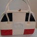 Vintage Red White Blue Patriotic Purse