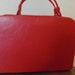 Vintage Mod Lipstick Red Vinyl Case