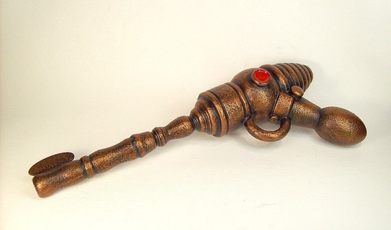 Copper Stinger Retro Ray Gun LIFE SIZE Science Fiction WOOD Replica by buildersstudio steampunk buy now online