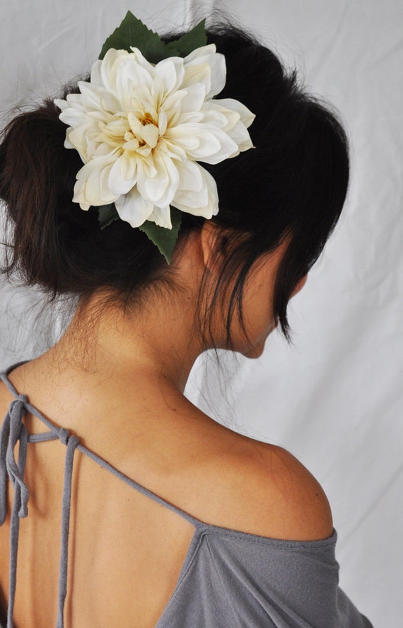 Items similar to White Flower in your Hair on Etsy