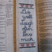 Inspirational Bookmark