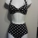 polka dot vintage style swimsuit