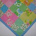 Patchwork Baby Quilt Vintage Retro Mid Century Mod