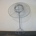 Blue Wire Hat and Stand Set