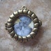 Antique Gold Plated Photo Locket