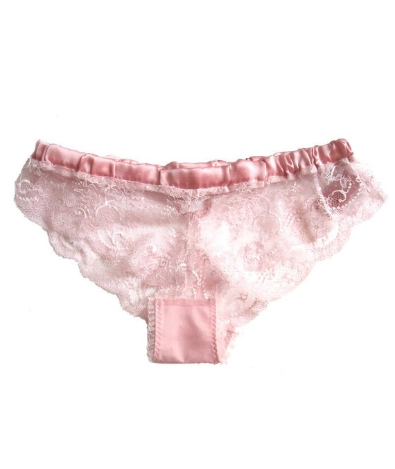 Etsy Sale Lilah Pink french Lace panties Lingerie