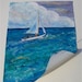 Gone Sailing original painting on canvas
