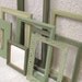 Shabby Chic Picture Frames Mirror Collection Earthy Sage Green Art Grouping