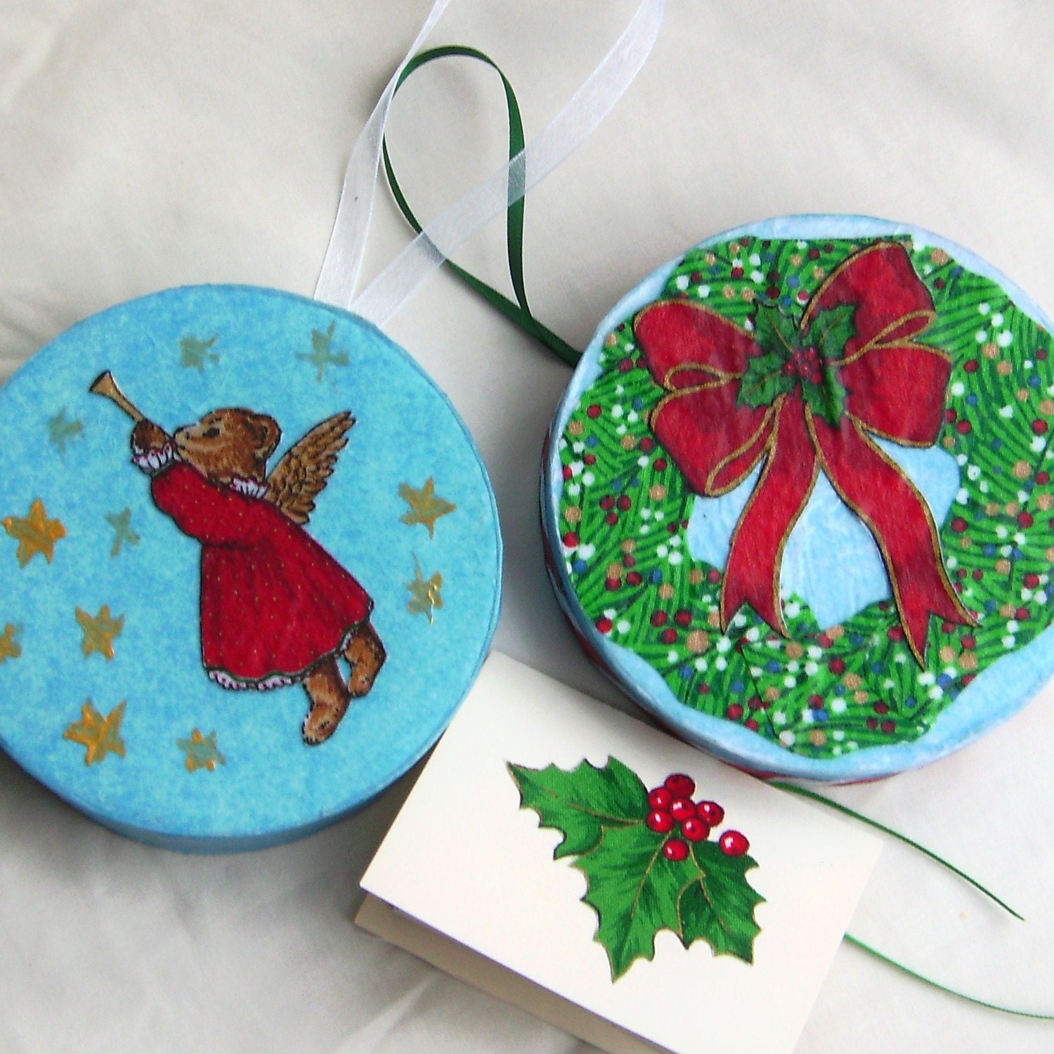 Christmas ornament gift box