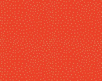 Peak Hour Red Dots by Kellie Wulfsohn for Don't Look Now for Riley Blake, 1/2 yard