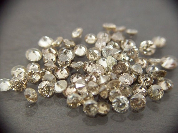 2 CARAT LOOSE NATURAL CHAMPAGNE DIAMOND LOT / PARCEL