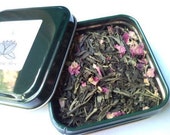 Your Choice of Organic Loose Leaf Sample Sized Tea in a Reusable Tin