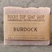 Burdock Root Soap - All Natural Soap, Handmade Soap, Cold Process Soap, Unscented Soap, Herbal Soap, Vegan Soap