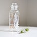 Vintage Mid Century Glass Apothecary Leaf Jar