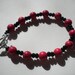 Red/Pink & Black Bracelet