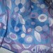 Vera Neumann Scarf Blue / Purple c.1970s By Gatormom13