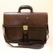 montblanc briefcase brown