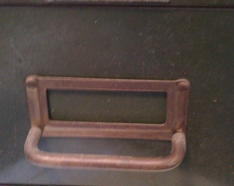 Industrial Metal Library File Drawer