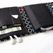 Nerd Herder gadget wallet in Blinky for iPod, Droid, iPhone, camera, earbuds, SD cards, USB, batteries, guitar picks, IDs, cards