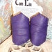 Wrist Bracers-small (Royal purple leather)
