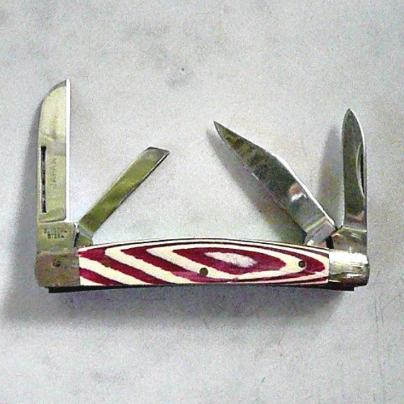 Vintage Pocket Knife Unique Design by Frost Cutlery