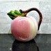 PRETTY in PEACH Pitcher, Gorgeous 1940s Vintage Piece, So Decorative and Stylish and Useful