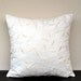 Naturel Handmade %100 Cotton ORGANIC,Ecofriendly Ivory Pillow Cover 16'' x 16''