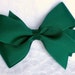 Evergreen holiday hair bow clip