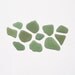 Green Sea Glass Frosted Surf Tumbled for Jewelry Making and Home Decor