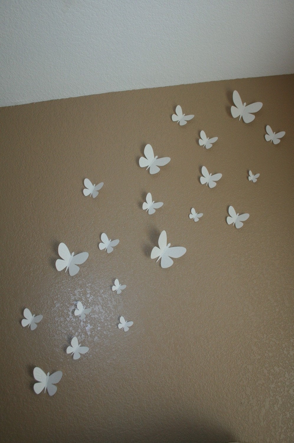 3D Butterfly Wall Decor Available in Any Color by EmbellishedPaper