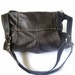Cross Body Leather Purse Bitter Chocolate Zippered-75% OFF