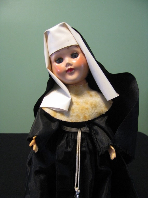 Vintage Nun Doll 3055