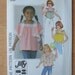 Girl'sTop Hankie Hem Sewing Pattern Size 4 to 5 Simplicity 8091 Vintage 70s
