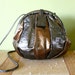 Two tone metallic leather purse